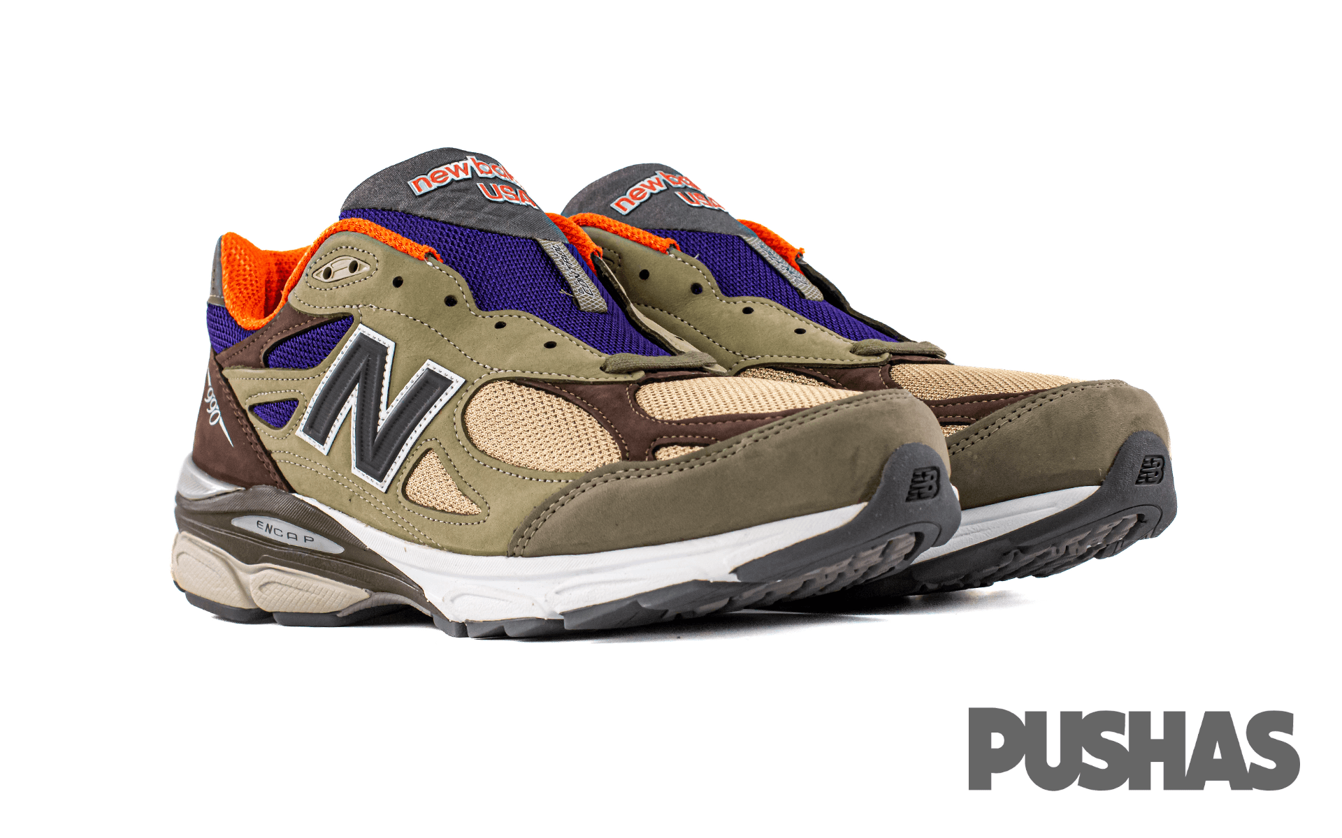 New Balance 990v3 'MiUSA Teddy Santis Khaki Orange' (2023