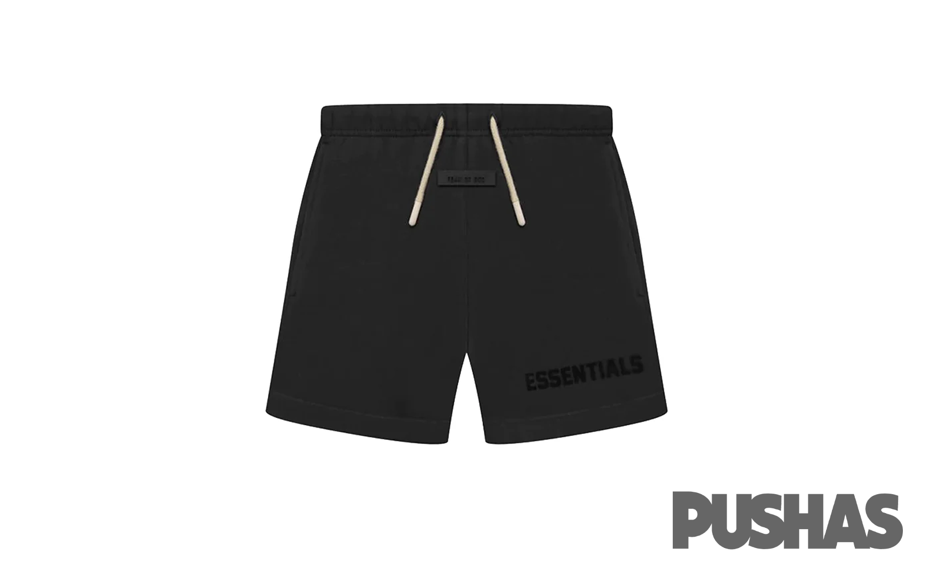 Essentials Sweatshort 'Jet Black' (2023) – PUSHAS