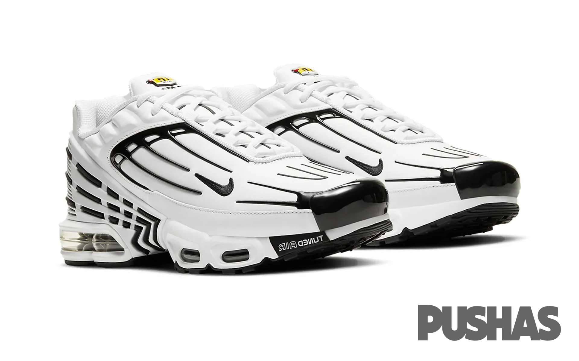 Air max plus leather sales black