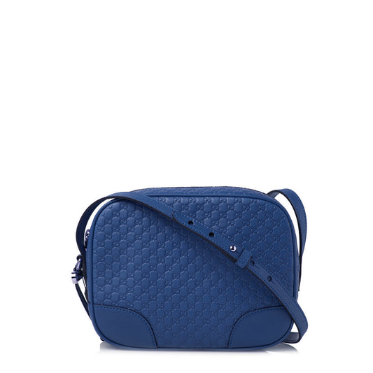 Gucci Leather Across-body Bag with Zip Fastening 'Blue'