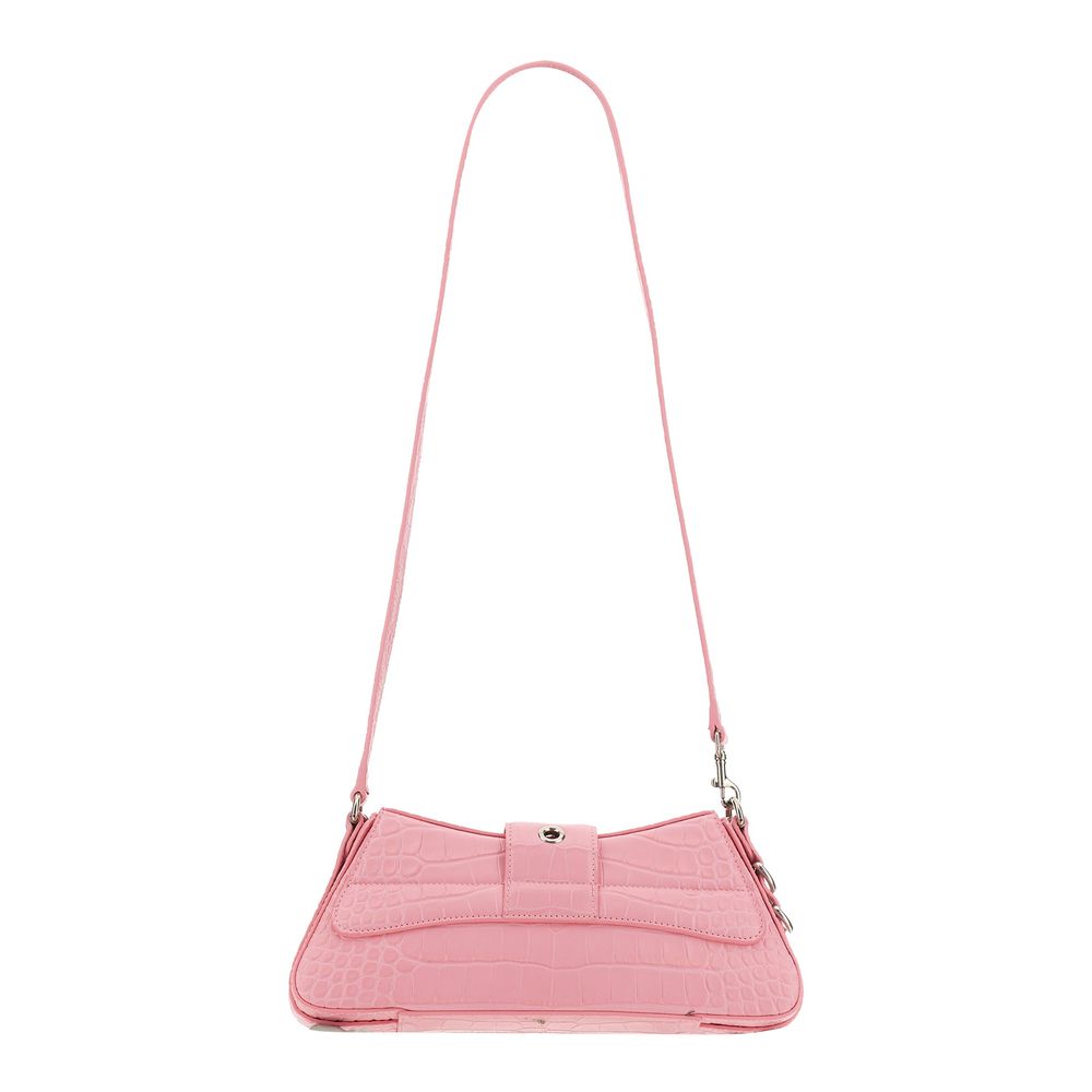 Balenciaga Soft Leather Flap Bag 'Pink'