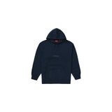Supreme Rhinestone Script Hooded Sweatshirt 'Navy' (2019)