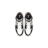 Air Jordan 1 Mid 'Patent Black White Gold' (2019)
