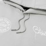 Geedup Proud To Be A Problem Hoodie 'Grey / White' (2024)