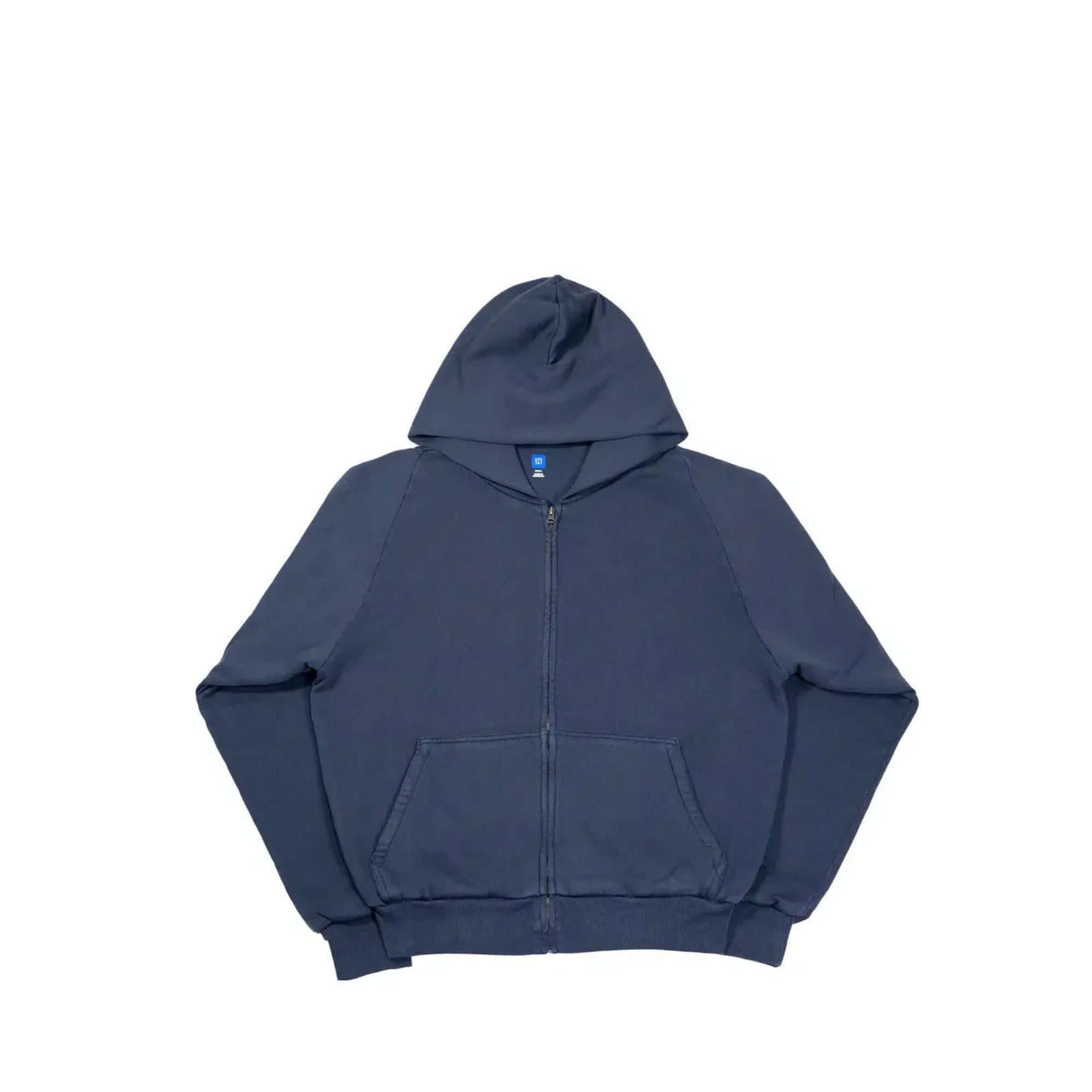 ぶー yeezy gap zip up hoodie navy S Yeezy x Gap Zip Up Hoodie 'Navy' – PUSHAS