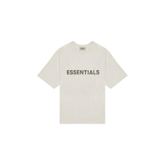 Fear of God Essentials Boxy Applique Logo T-Shirt 'Oatmeal' (2020)