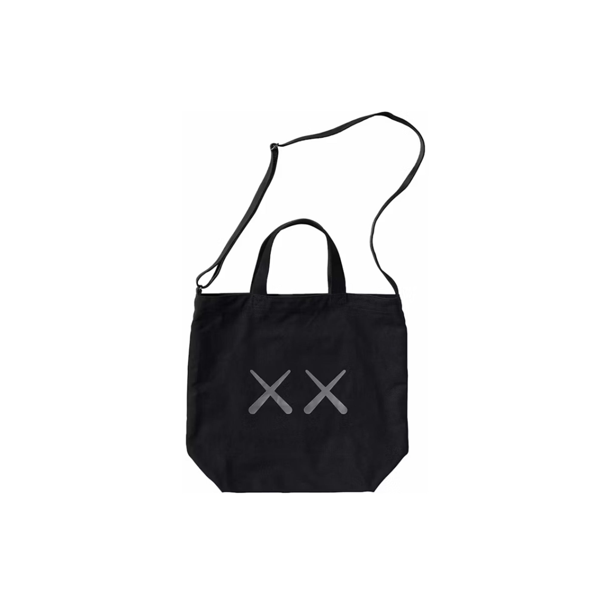 KAWS x Uniqlo Warhol 2Way Tote Bag 'Black' (2024) – PUSHAS KAWS x Uniqlo Warhol 2Way Tote Bag 'Black' (2024) – PUSHAS
