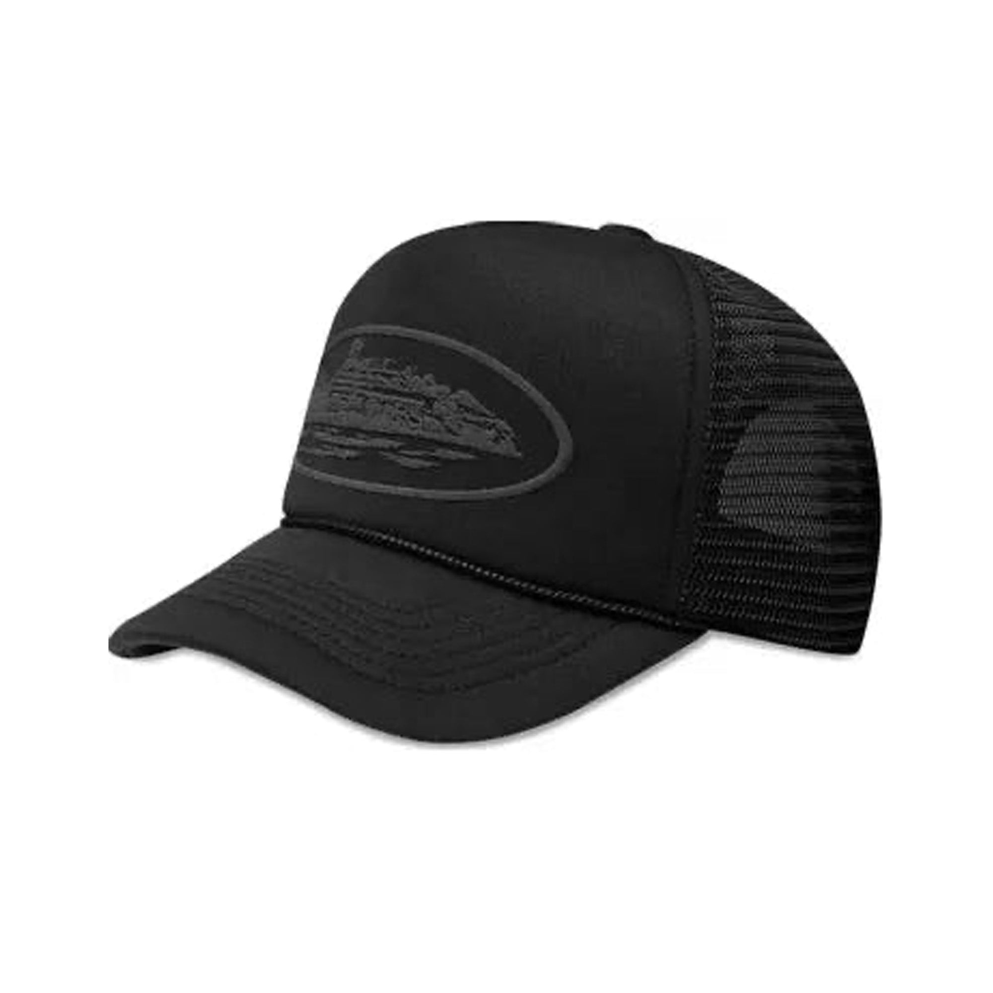 帽子 ALCATRAZ PUFF PRINTTRUCKER HAT Corteiz Alcatraz Premium Puff Print Trucker Hat 'Black
