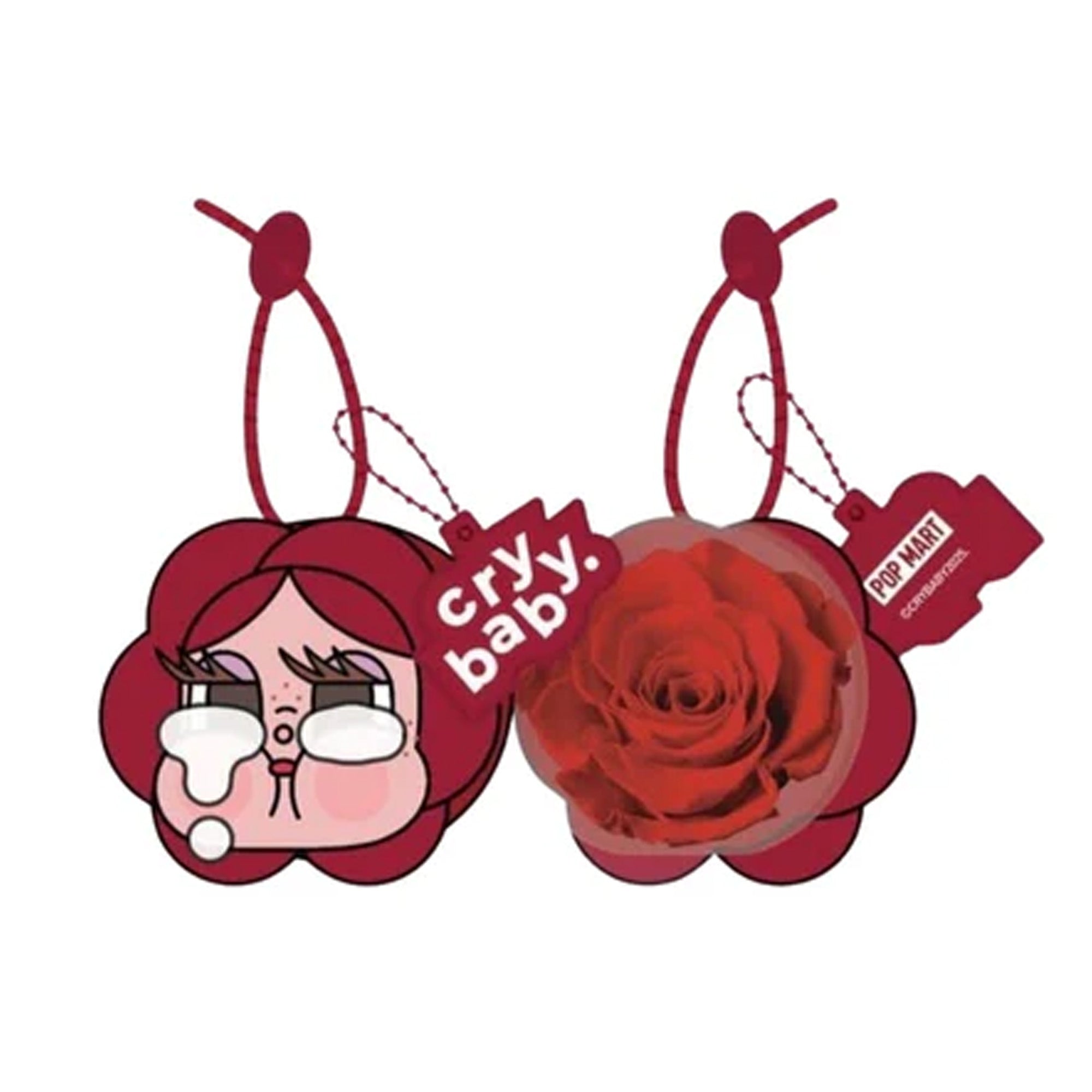 新品】CRYBABY Crying For Love Rose pendant POP MART CRYBABY 新品】CRYBABY Crying For Love Rose pendant POP MART CRYBABY