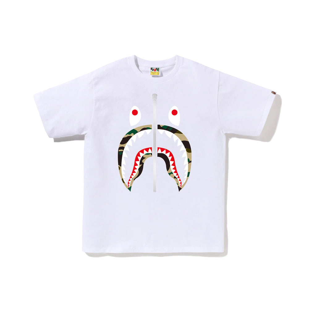 1st-Camo-Shark-Tee—White-(Yellow)-1