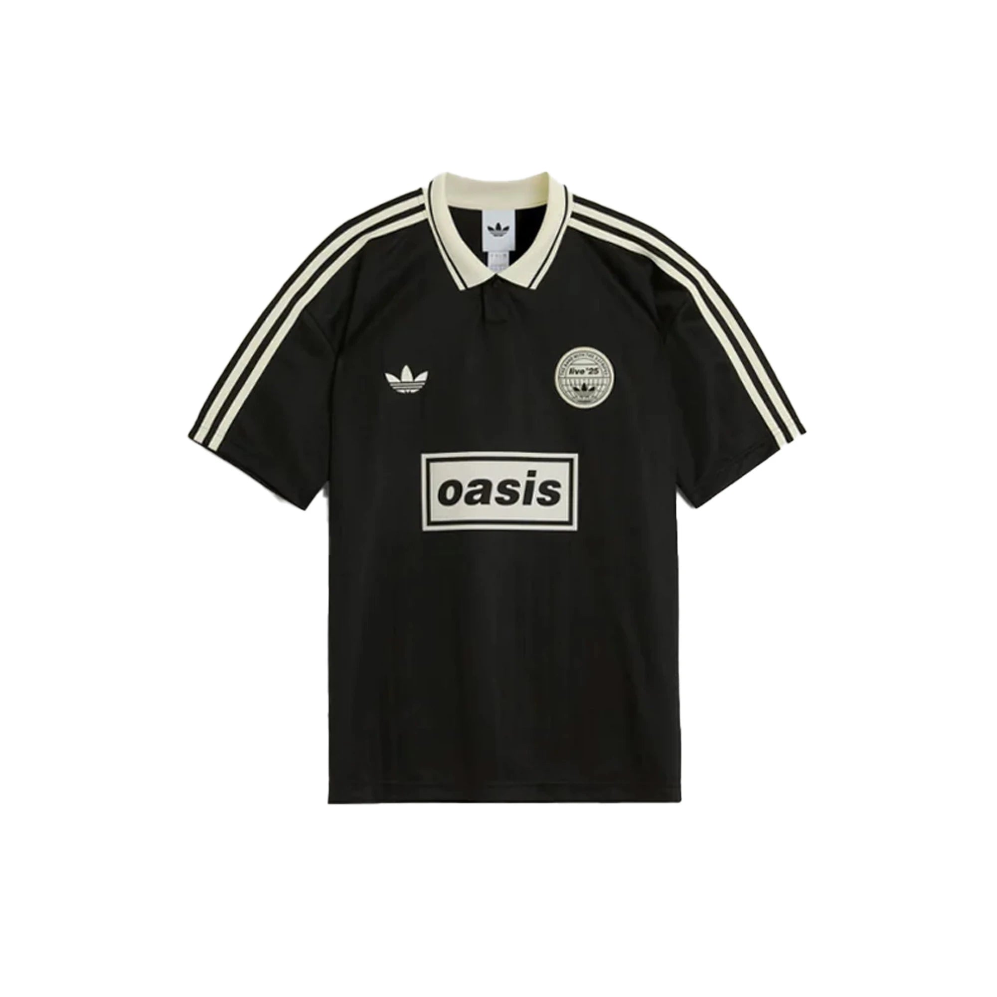 Adidas x Oasis Tour Jacquard Jersey 'Black' (2025) – PUSHAS Adidas x Oasis Tour Jacquard Jersey 'Black' (2025) – PUSHAS
