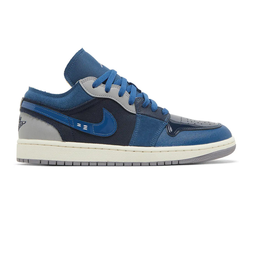 Air-Jordan-1-Low-SE-Craft-‘Obsidian-French-Blue-Ashen-Slate-White’-(2023)-1