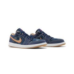 Air-Jordan-1-Low-SE-Denim-GS-(2021)-front-side