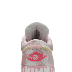 Air-Jordan-1-Low-‘Paint-Drip’-GS-back-close-up