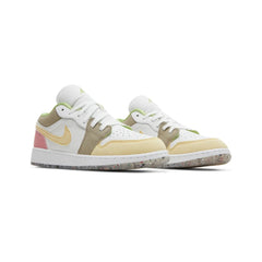 Air-Jordan-1-Low-‘Pastel-Grind-Vivid-Green’-GS-(2021)-front-side