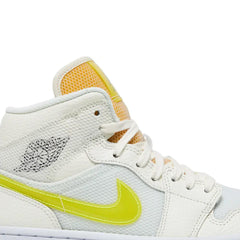 Air-Jordan-1-Mid-SE-‘Voltage-Yellow’-W-(2021)-side-close-up