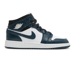 Air-Jordan-1-Mid-‘Armory-Navy’-GS-side