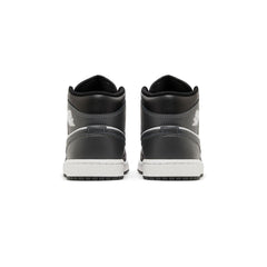 Air-Jordan-1-Mid-‘Black-White-Iron-Grey’-(2024)-4