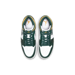 Air-Jordan-1-Mid-‘Green-&-Gold’-top-down
