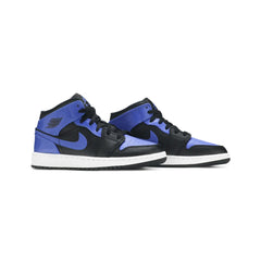 Air-Jordan-1-Mid-‘Hyper-Royal’-GS-front-side