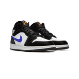 Air-Jordan-1-Mid-‘Racer-Blue’-GS-ƒront-side