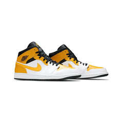 Air-Jordan-1-Mid-‘University-Gold’-front-side