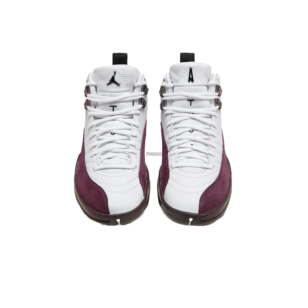 Air-Jordan-12-x-A-Ma-Maniere-‘Burgundy-White’-W-(2023)-front