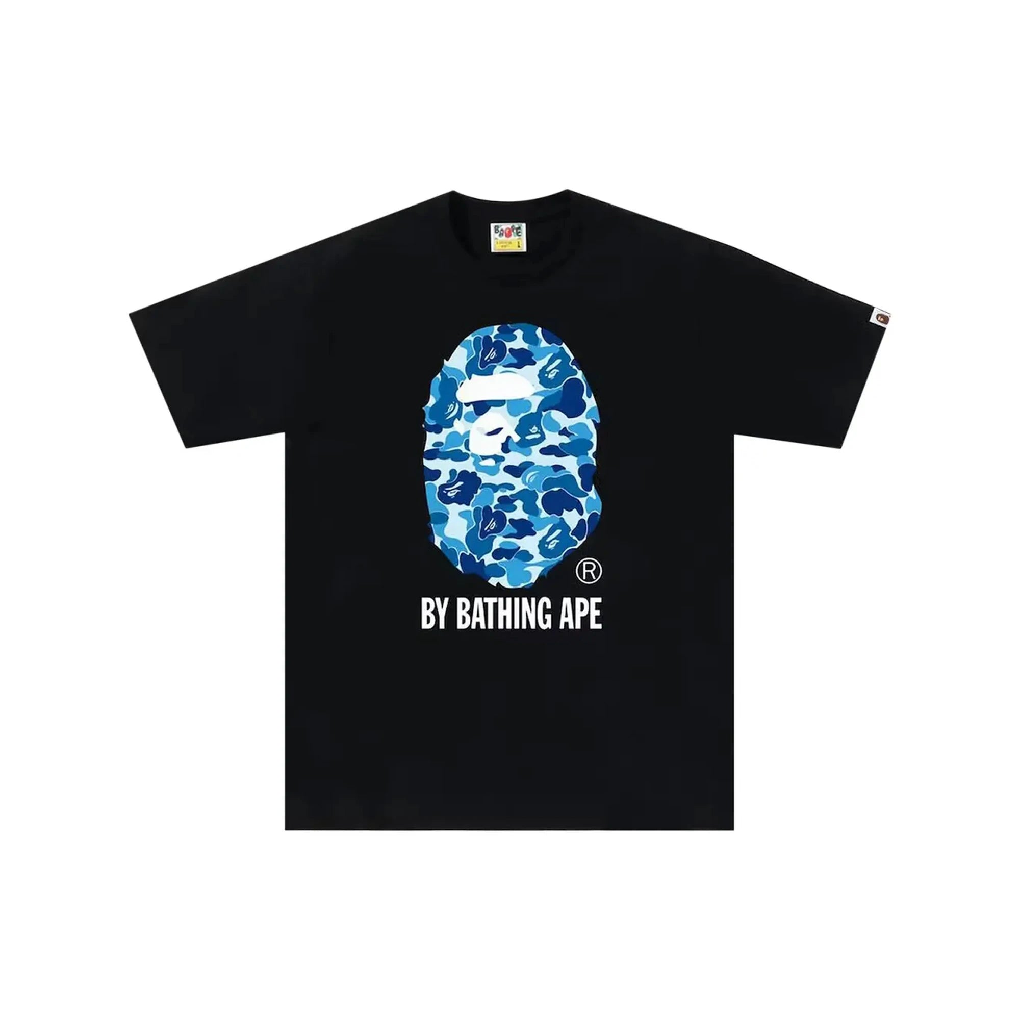 BAPE ABC Camo By Bathing Ape Tee 'Black / Blue' (2026) | PUSHAS