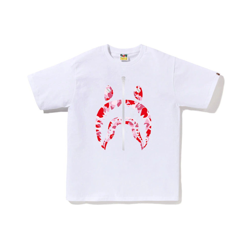 BAPE-Abc-Camo-Shark-Tee-White-/-Pink-1