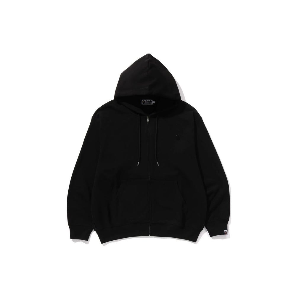 BAPE-Metal-One-Point-Zip-Up-Hoodie-Black-1