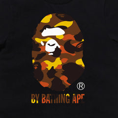 Bape-1st-Camo-By-Bathing-Ape-Tee-black-orange-2