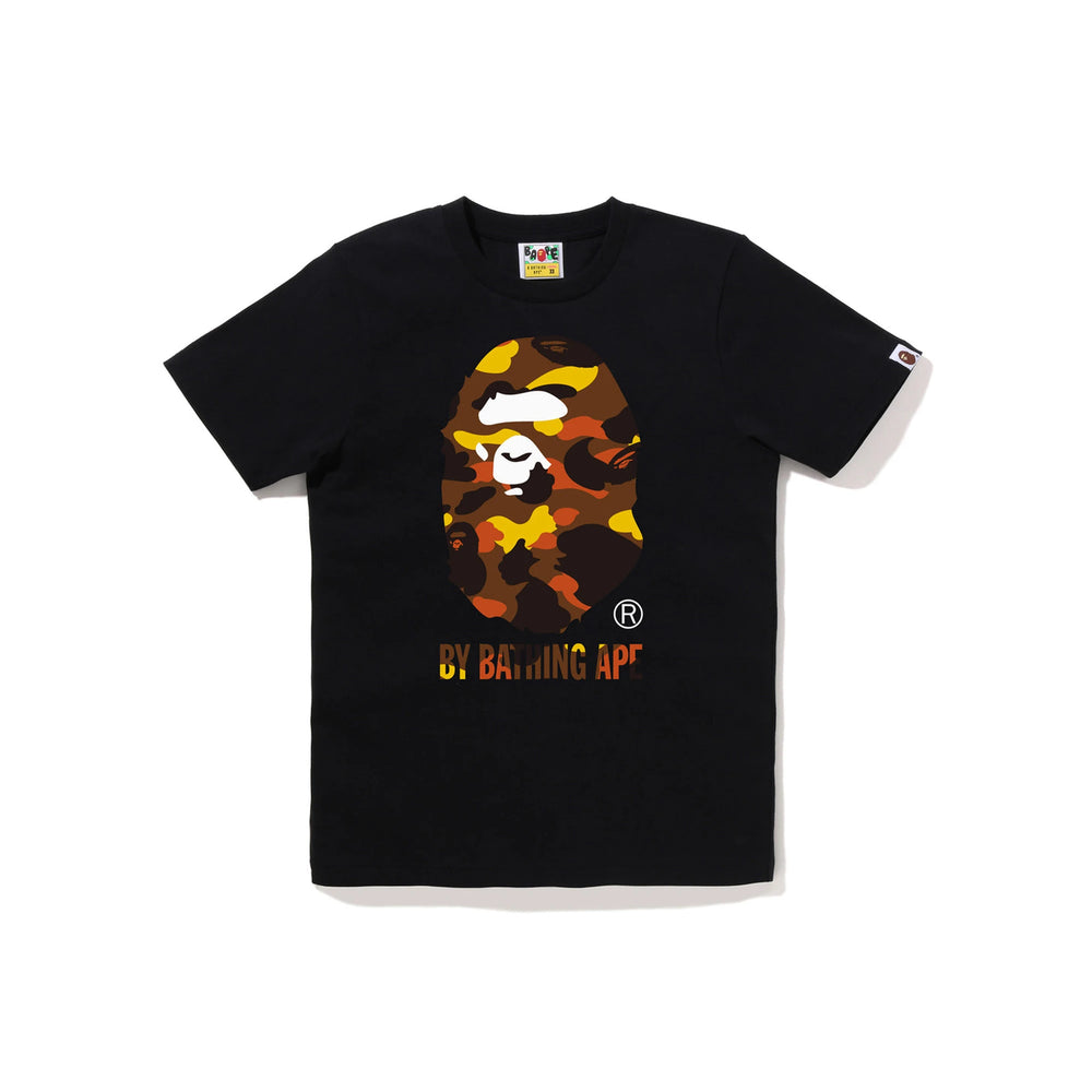 Bape-1st-Camo-By-Bathing-Ape-Tee-black-orange-1