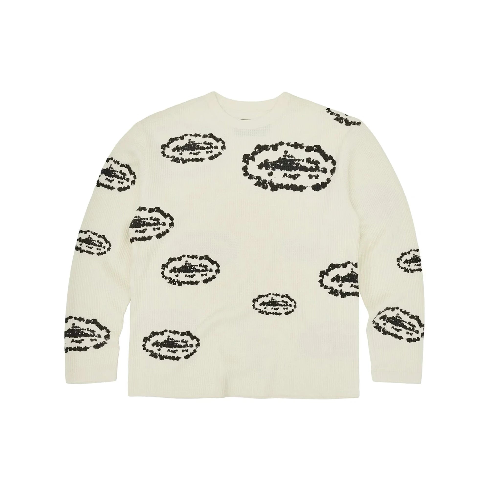 Corteiz x Denim Tears Island Wreath Waffle Thermal 'Cream' (2025