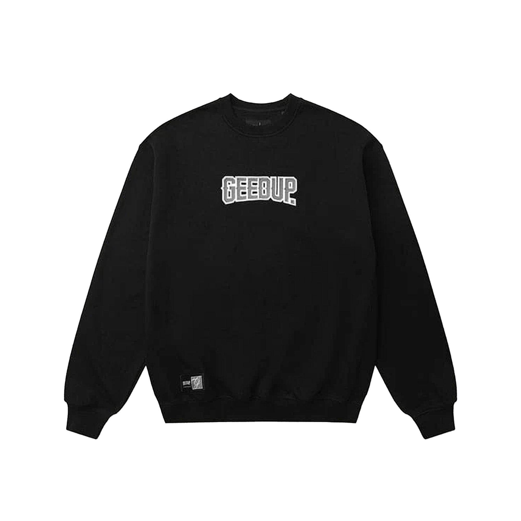 Geedup Core Logo Crewneck 'Black / Grey' (2025) – PUSHAS