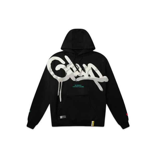 Geedup Handstyle x Foot Locker Hoodie 'Black / White / Grey'