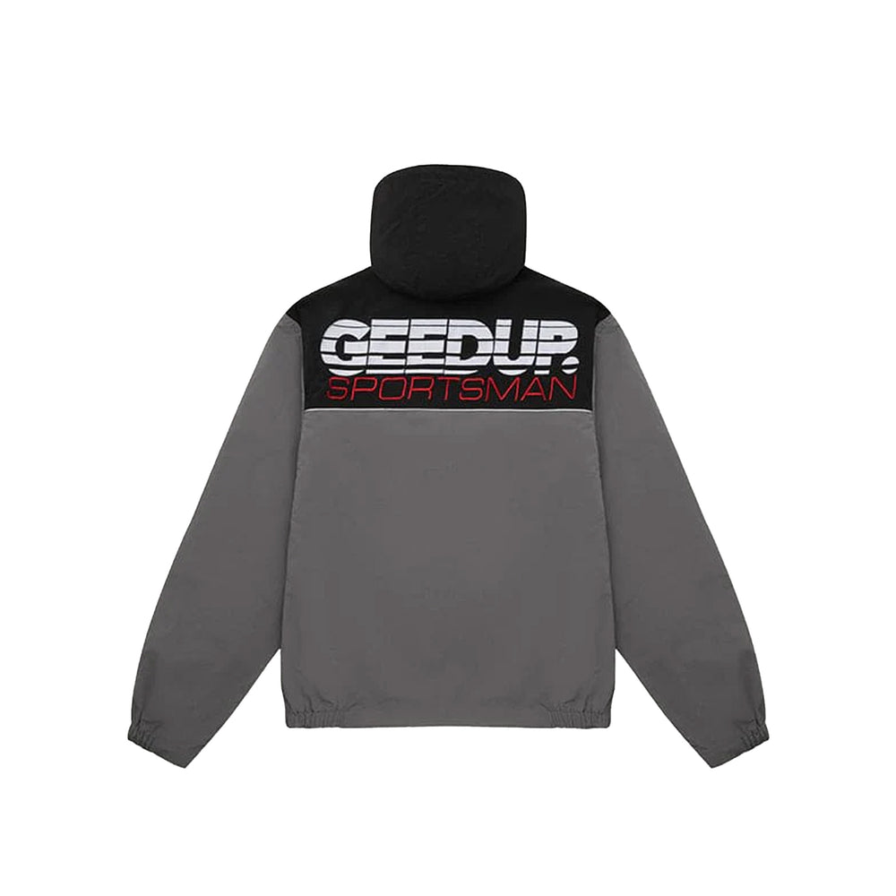 Geedup-Sportsman-QTR-ZIP-Anorak-‘Black-/-Grey’-2