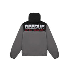 Geedup-Sportsman-QTR-ZIP-Anorak-‘Black-/-Grey’-2
