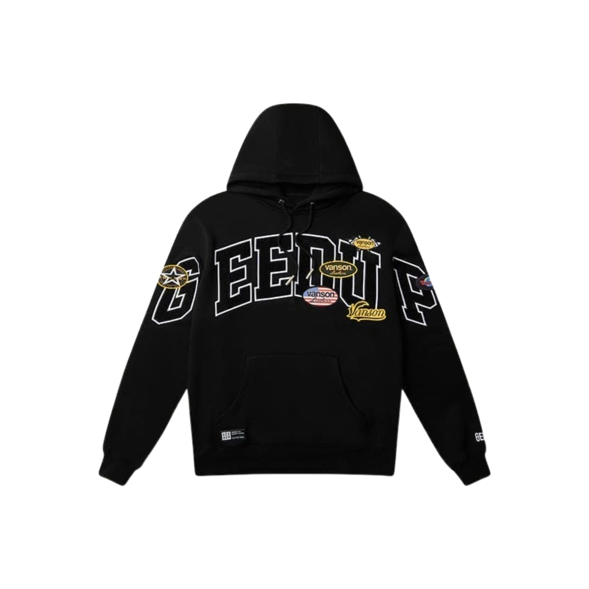 Geedup Team Logo x Vanson Hoodie 'Black' (2026) – PUSHAS