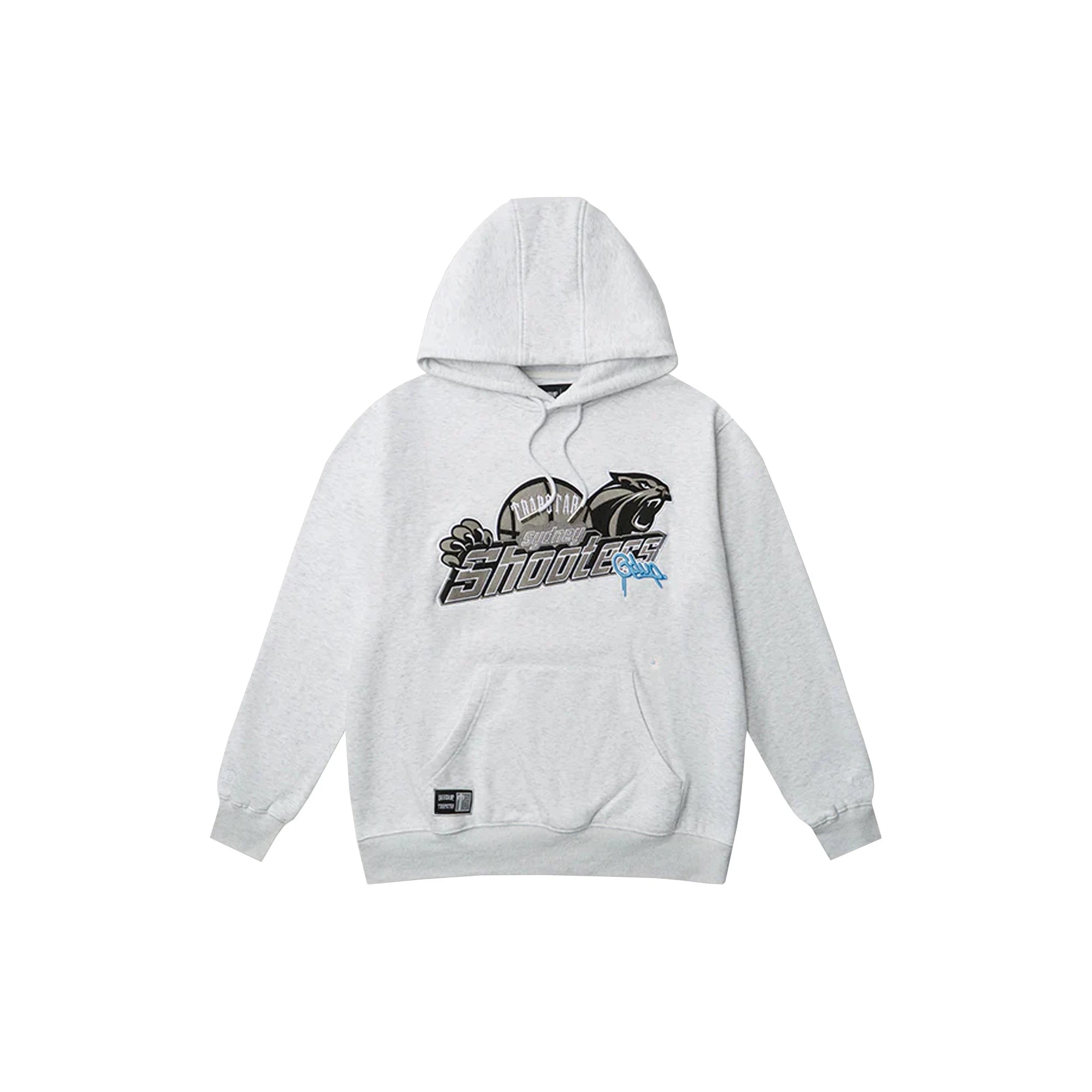 Geedup x Trapstar Sydney Shooters Hoodie 'White Marle / Blue