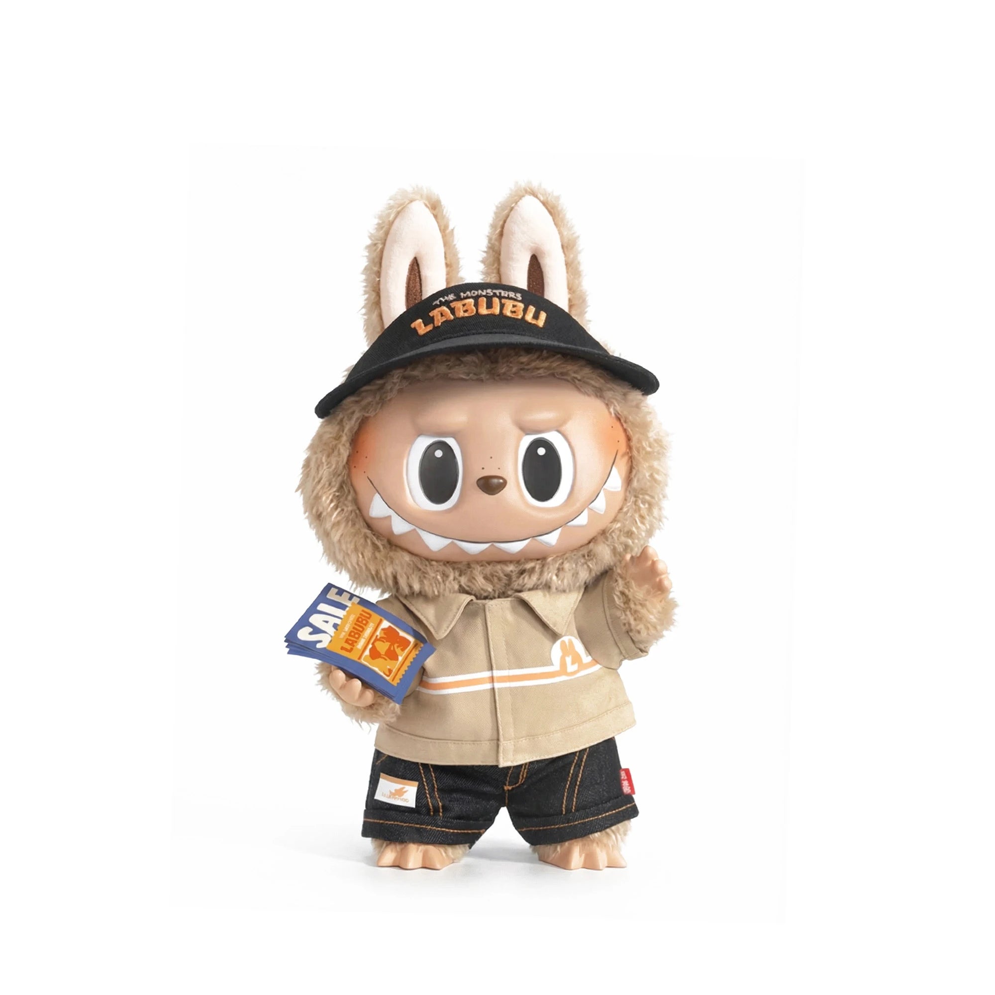 【新品】THE NAUGHTY CASHIER VINYL PLUSH ラブブ POPMART THE MONSTER-THE Naughty Cashier Vinyl plush toys labubu