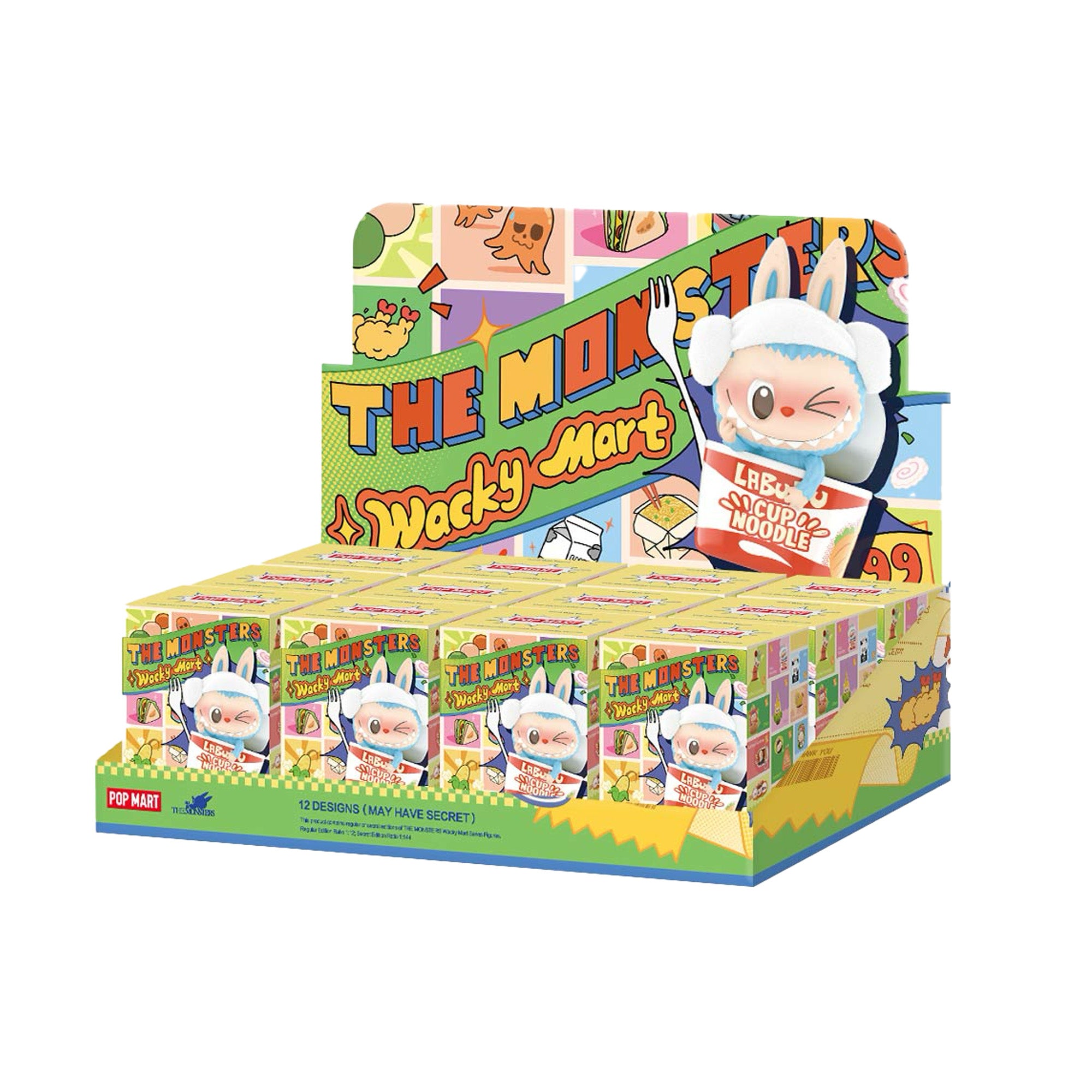 POP MART Labubu The Monsters Wacky Mart Series Figure Sealed Case