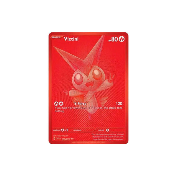 Pokémon TCG SV10.5-White Flare Victini #172/086 Black White Rare (2025)