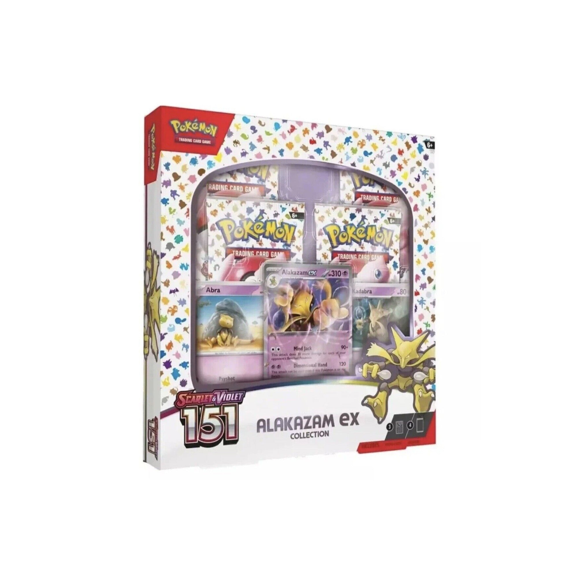 pokémon trading card game 151 alakazam ex box Pokémon TCG Scarlet & Violet 151 Collection (Alakazam ex) – PUSHAS