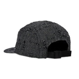 Supreme-Lasered-Denim-Camp-Cap-'Black'-(2024)-back-side