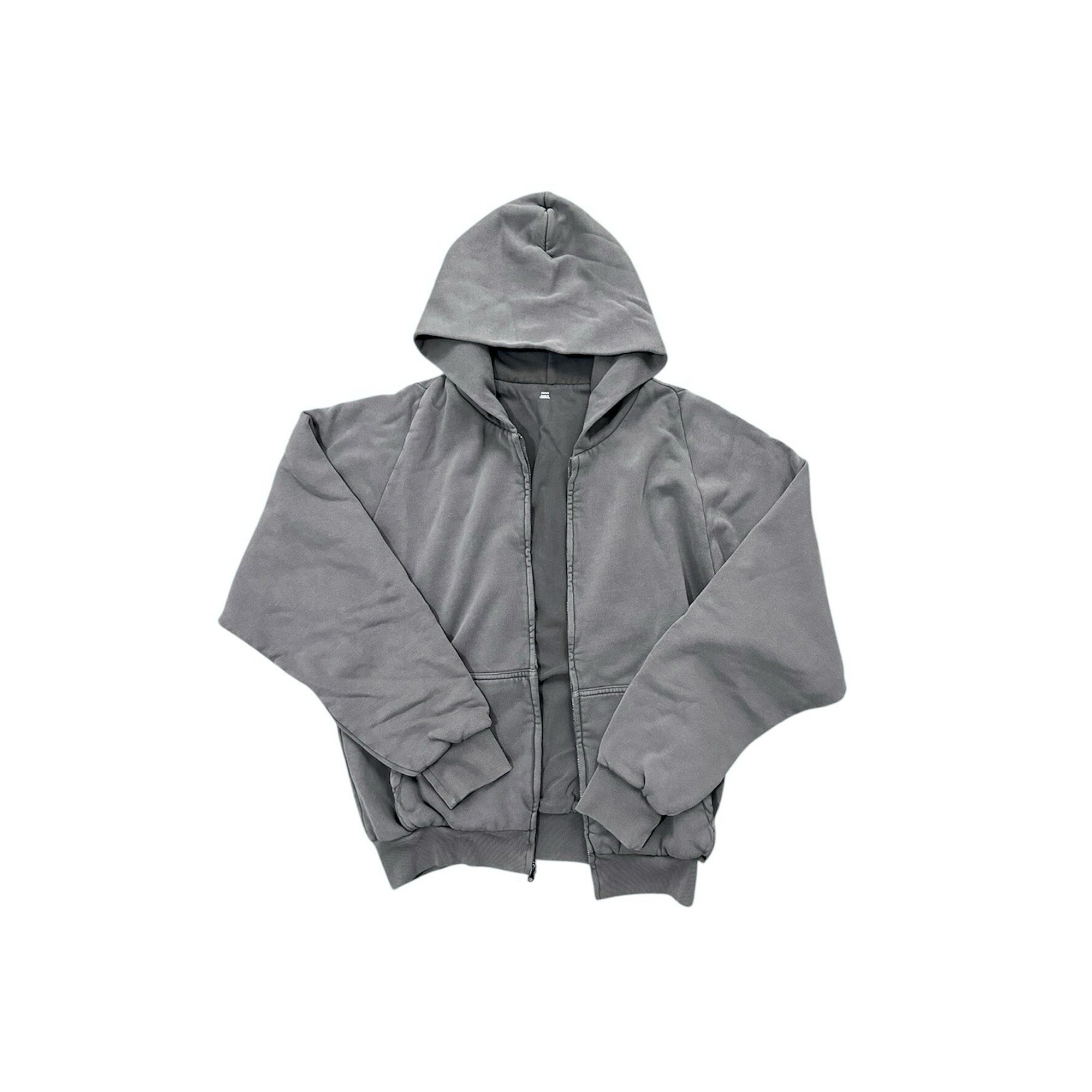 Yeezy Gap Zip Up Hoodie 'Poetic Grey' – PUSHAS Yeezy Gap Zip Up Hoodie 'Poetic Grey' – PUSHAS