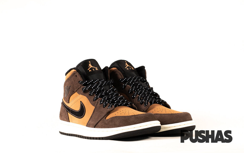 Air Jordan 1 Mid SE 'Dark Chocolate' (2021) – PUSHAS