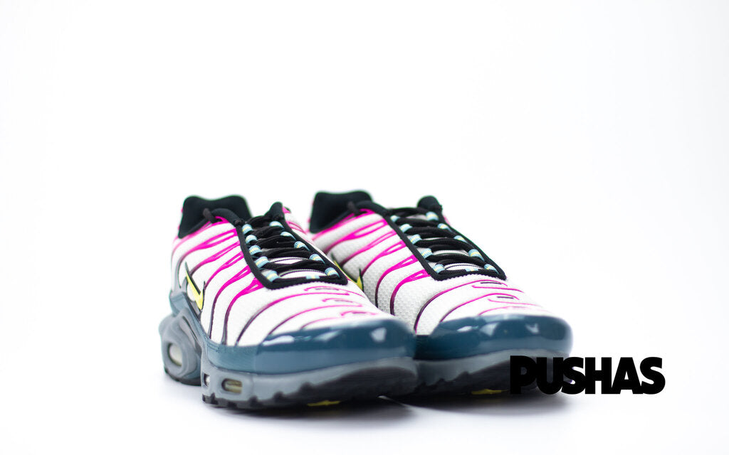 Air max plus pink teal sale