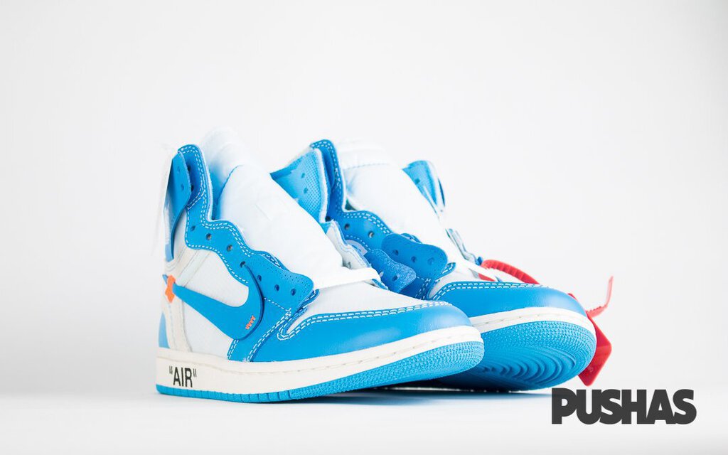 Nike x off white blue best sale jordan 1