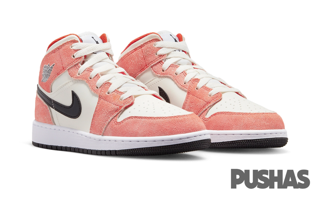 Air jordan 1 mid se coral suede 2025