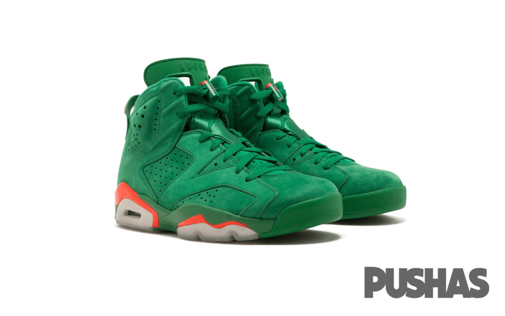 Jordan retro best sale 6 gatorade green